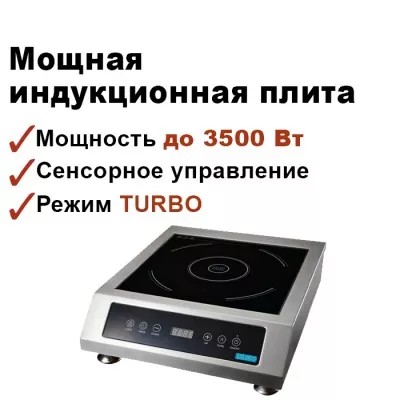 Индукционная плита настольная IPLATE ALINA (Алина) 3.5кВт
