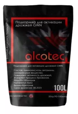 Подкормка для дрожжей Alcotec GWN, 50 гр