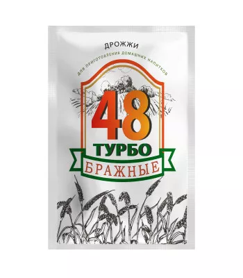 Спиртовые дрожжи БРАЖНЫЕ ТУРБО 48, 130 г