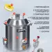 Перегонный куб 37 литров с конусной крышкой, кламп 2”, дно 5мм Мастерская застолья