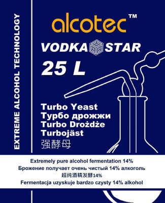 Спиртовые дрожжи Alcotek Vodka Star 25L