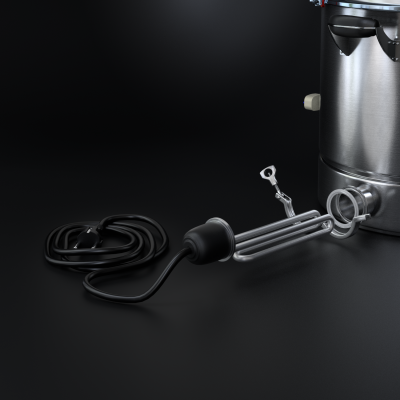 ТЭН 3 кВт для самогонного аппарата, кламп 2″, AISI 304 DistiSmart