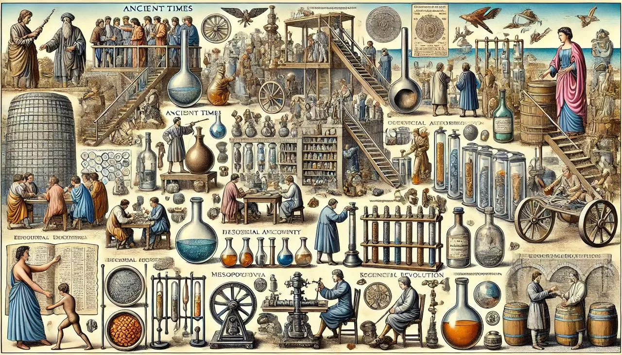 История открытия спирта