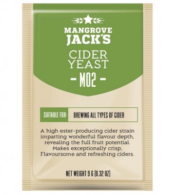 Дрожжи для сидра Mangrove Jack's Cider M02, 9 г